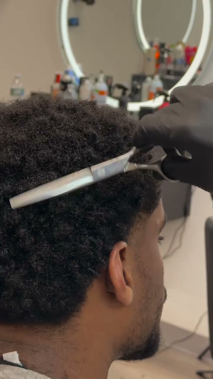 Precision clipper detailing at Phoenix Barber Studio